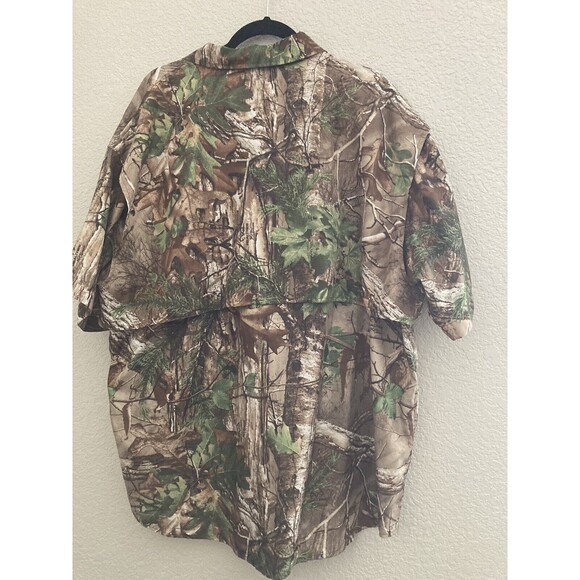 Game Winner Men's Break Up Infinity Camo Button Down Hunting Shirt Size 3XL - Picture 5 of 11